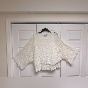 Lace ivory blouse